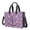 Unicorn and Diamond Purple Pattern, variant on Unicorn and Rainbow Purple Pattern Canvas Messenger Tote Bag, Laptop Shoulder Bag with Multi Pockets & Removable Strap, Durable Canvas Gifts for Birthday Christmas Thanksgiving