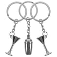thumbnail image 1 of 3 Pcs Shaker Keychain Goblet Key Pendants Shaker Modeling Key Rings Bag Pendants, 1 of 6