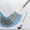 White, variant on 20 Inch Curved Toilet Brush, Long Plastic Anti Slip Grip Toilet Bowl Scrubber with Hook Hole, Strong Decontamination Hanging Portable Cleaning Brush for Household Bathroom Accessories