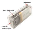 thumbnail image 3 of Mini SI4732 Radio Full Band LSB USB AM FM Radio HF SW MW VHF Portable Pocket Radio Transparent Case, 3 of 5