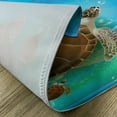 thumbnail image 5 of Ambesonne Ocean Place Mats Set of 4, Swimming Turtle Family, Standard Size, Green Blue Brown, 5 of 6