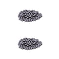 thumbnail image 4 of Cuentas Espaciadoras Toystoory 200 Uds Galvanizadas Artesanía Pequeña Agujero Bola Suelta Accesorios Adornos Blanco Type4 NO4, 4 of 6