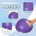 thumbnail image 3 of BESTSKY Exercise Ball,6.3"*6.3"*3.15" Birthing Ball For Pregnancy,Anti-Slip Yoga Ball,Purple, 3 of 7