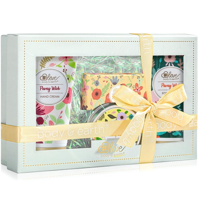 Set de regalo BODY & EARTH Rose Water Lotion Crema para manos y pies