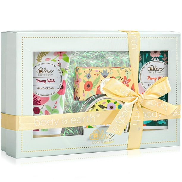 Set de regalo BODY & EARTH Rose Water Lotion Crema para manos y pies