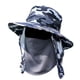thumbnail image 4 of Sombrero tipo cubo para el sol, de secado rápido, con protección solar y solapa desmontable para el cuello y la cara. Azul Multi, 4 of 8