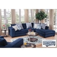 thumbnail image 7 of Furniture Classics Casual Comfort Series Blue Upholstered Oversize Chair, 7 of 7