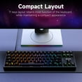 thumbnail image 2 of BAJEAL K71 Wired Mechanical Keyboard 71 Keys Gaming Keyboard with RGB Light Effect Blue Switch, 2 of 8