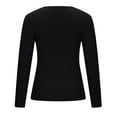 thumbnail image 4 of Fesfesfes Women Sweaters V-Neck Button Long-Sleeve Knitted Sweater Bottoming Shirt Tops Blouse Plus Size $10, 4 of 7