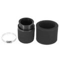 thumbnail image 6 of 2pcs Universal 48mm Straight Motorcycle ATV Air Filter Cleaner for 50cc Engine Cleaner Black, 6 of 6