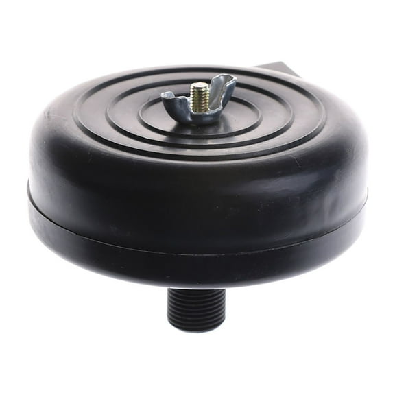 SagaSave Plastic Air Compressor Intake Filter for Piston Compreesor Noise Reduction Black