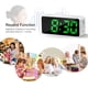 thumbnail image 2 of Reloj de pared digital grande inteligente Control de aplicación Hora/fecha/temperatura 100 colores Registro de pantalla y, 2 of 8
