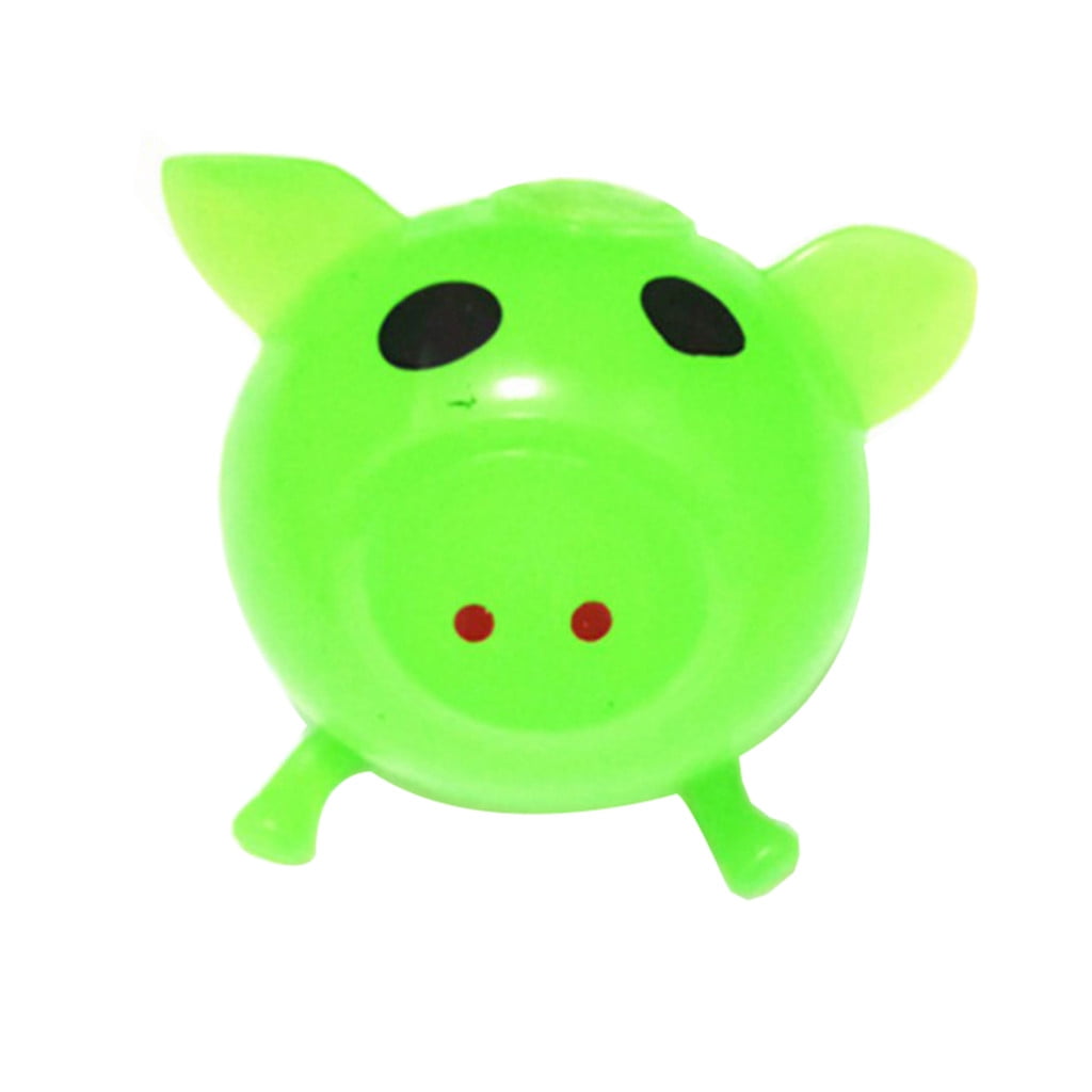 1Pc Anti-stress Decompression Splat Ball Vent Toy Smash Various Style Pig 
