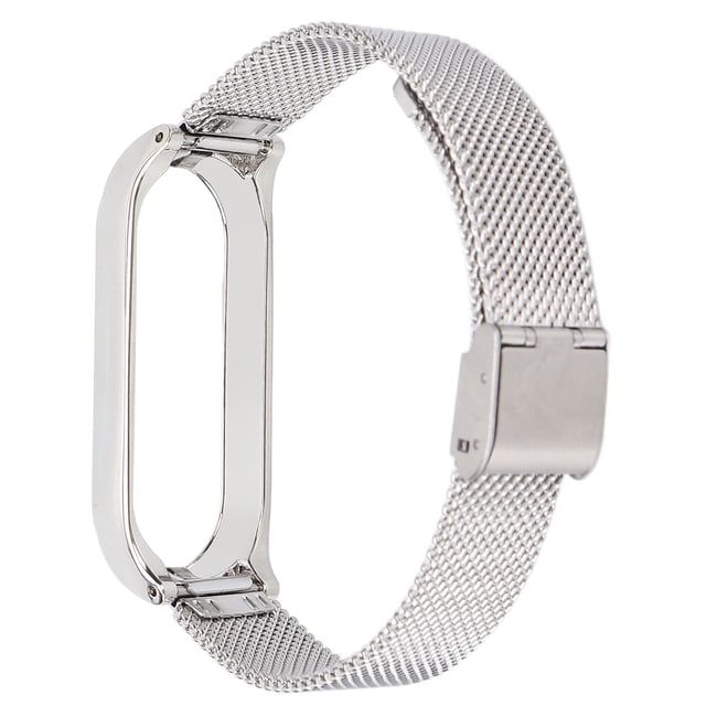 Smartwatch Metal Band, Durable Perfect Fit Replacement Metal Watchband Easy Install Fashionable For Mi Band 6 Smartwatch Silver,Black,Rose Gold