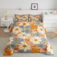 thumbnail image 1 of Erosebridal Groovy Flower Comforter Sets King Size, Cartoon Daisy Comforters & Duvets, Princess Decor, Lightweight 3 Pieces, 1 of 8