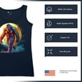 thumbnail image 6 of Full Moon Bigfoot Women's Tank Top Hiking Sasquatch Hide and Seek Champion, 6 of 7