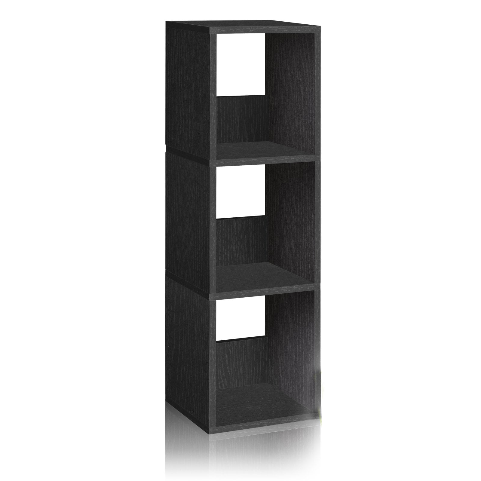 Way Basics Eco3 Shelf Trio Narrow Bookcase and Storage Shelf, Multiple