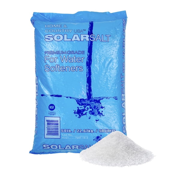 Bolsa de sal solar totalmente natural de 22,68 kg para ablandador de agua