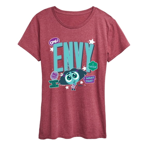 Inside Out - Envy OMG - Women's Short Sleeve Graphic T-Shirt