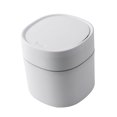thumbnail image 4 of Cubo de basura de escritorio Sunnimix Blanco Mini 2L con tapa, 4 of 8