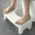 thumbnail image 2 of Infidev Adults Folding Toilet Stool, Squatting Poop Stool, Bathroom Potty Step Stool, Toilet Assistance Steps, Step Stool, Fits All Toilets, Detachable ＆ Stackable Clearance Items, 2 of 6