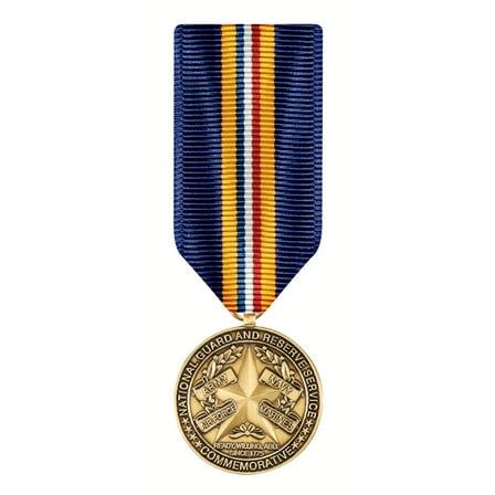 National Guard And Reserve Commemorative Medal Miniature