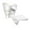 White, variant on Flour Funnel Attachment for KitchenAid Tilt-Head Mixers – Mess-Free Pouring for Dry & Liquid Ingredients (Fits KSM150 5-Quart Models)(Black)