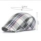 thumbnail image 3 of Sombreros unisex, sombrero antiguo, boina con cabeza de cúpula y diseño de espiga inglesa, sombrero de poliéster para hombre, 3 of 3
