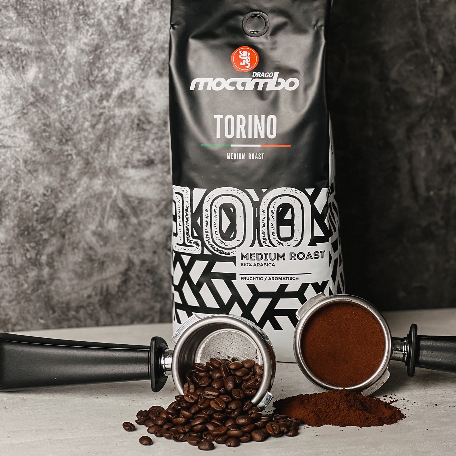 Caffé Torino, Whole Bean Coffee, Medium Roasted, 2.2 Pound (Pack of 1), 100% Arabica, Premium Italian Coffee