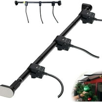 Garland Hanger for Front Door Frame, Adjustable Garland Hangers - Fits 32"- 80" Door, No Screws, Drilling, Glue-Damage, Double Doors Christmas Halloween Decoration Holder for Wreaths & Lights