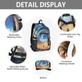 thumbnail image 4 of JIALIOU 14" Laptop Backpack Waterproof Airline Approved Stylish Casual Daypack for Travel Business College Work, Stargate in Desert, 4 of 8