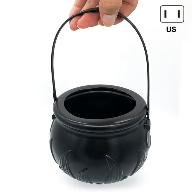 Halloween Witch Jar Mist Maker Light Unique Design Color Changing for Halloween Desktop Decoration