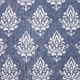 thumbnail image 6 of Laddha Home Designs Handwoven Damask Cotton Throw Pillow Cover - 20" - Blue and White, 6 of 6