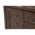 thumbnail image 3 of Michael Amini Carrollton Spruce Solids Wood Sideboard in Rustic Ranch Brown, 3 of 4