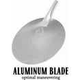thumbnail image 2 of Chicago Brick Oven Aluminum Pizza Peel - Turning Pizza Paddle with Leather Strap and Detachable Wood Handle - Bakeware & Pizza Oven Accessories - 9 in, 2 of 14