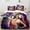 B, variant on The Nightmare Before Christmas Bed Sheet Pillowcase Bedding Set Premium Home Bedroom Washable