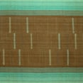 thumbnail image 1 of Ahgly Company Indoor Square Abstract Turquoise Blue Contemporary Area Rugs, 3' Square, 1 of 4
