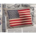 thumbnail image 6 of Fuebueo American Flag Throw Pillow, Patriotic 4th of July Decorations for Home, Woven Americana Decor for Couch and Sofa, Stars and Stripes Cushion, 9 x 15 Inch, 6 of 7