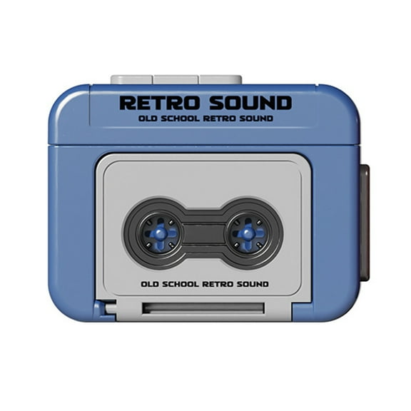 HEMLBOYW Mini Vintage Player Portable Music Recorders Music Player Keychains Attachment Recordable Music Box Pendants