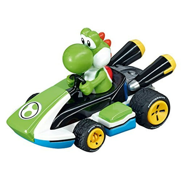 Carrera 64034 Mario Kart - Yoshi 1:43 Scale Analog Slot car Vehicle for GO!!! Electric and Battery Slot car Racing Track Sets