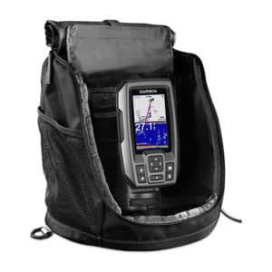 Garmin Fish Finder 010-01550-10 Striker 4; 3.5 Inch LCD Display; HVGA Color; 480 x 320 Pixels Resolution; Keypad; Built-In GPS; IPX7 Rating Waterproof; Transmit Power 200 Watt; 10-20 VDC