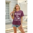 thumbnail image 6 of VILOVE Women Rockin' The Dog Mom Aunt Life T-Shirt Cute Dog Lovers Shirts Short Sleeve Dog Mama T-Shirt Tees Tops, 6 of 9