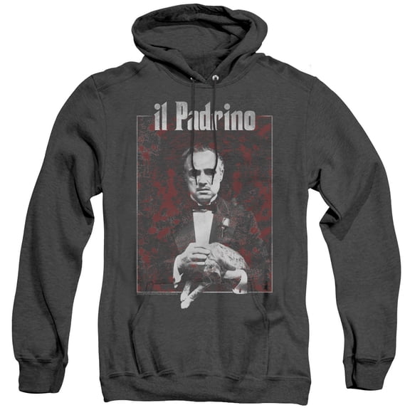 Godfather Sangue Adult Heather Hoodie Sweatshirt Black