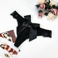 thumbnail image 2 of Varsbaby Women's Sexy Panties Ultra-thin Lace Thong Underwear with Bow, 2 of 5