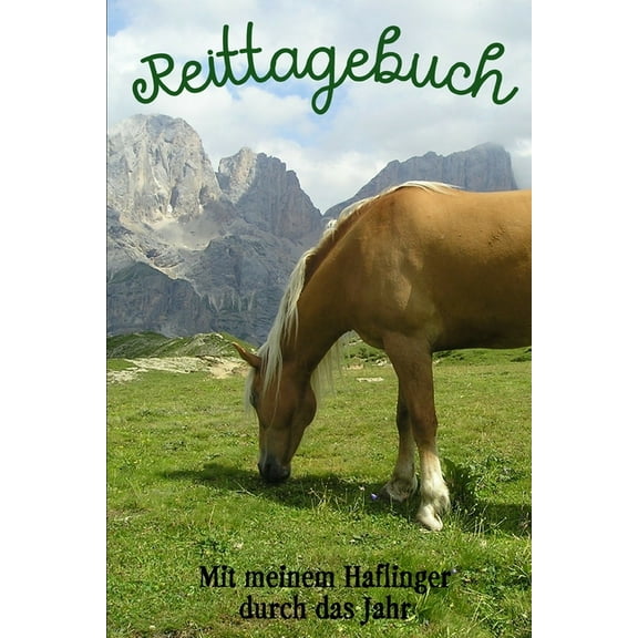 Reittagebuch : Das Reittagebuch zum Eintragen für über 200 Reiteinheiten - Mit meinem Haflinger durch das Jahr - Jahreskalender - Geschenkidee Haflingerpferd (Paperback)