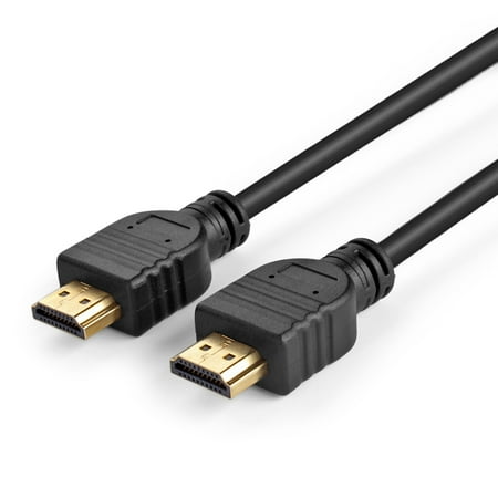 High Speed Hdmi Cable 15 Ft Black Hdmi A Male To A Male