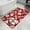 Red, variant on Sage Green Pineapple Floral Washable Area Rugs for Living Room Bedroom, Large Non Slip Indoor Floor Carpet Absorbent Summer Tropical Rustic Flowers Door Mat Rugs for Bathroom Entryway 47.2"x63"