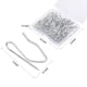 thumbnail image 5 of Ganchos de Metal para Cortinas, 58 Piezas, Ganchos para Cortinas, Ganchos de Acero Inoxidable de 1,2 Pulgadas para Cortina de Ventana, Cortina de Ducha, Cortina de Puerta, Plata, 5 of 6