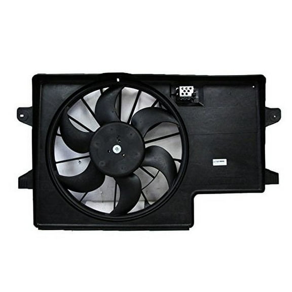 Dual Radiator and Condenser Fan Assembly - Pacific Best Inc. Fit/For FO3115171 08-11 Ford Focus
