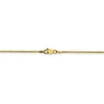 thumbnail image 4 of Real 14kt Yellow Gold 1.05mm Box Chain; 20 inch; Lobster Clasp; for Adults and Teens; for Women and Men, 4 of 5